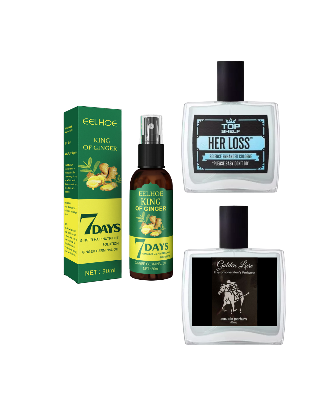 1 her loss 1 golden lure 1 king ging